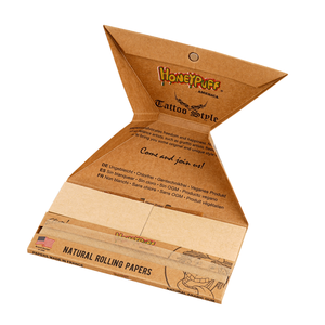 Wholesale 110mm Kingsize <b>Rolling</b> Papers with Tips – Natural Gum Smoking Paper, Square Packaging - Product Image 3