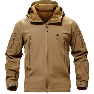 Veste d'hiver softshell légère à fermeture éclair intégrale, veste softshell en polyester - Product Image 1
