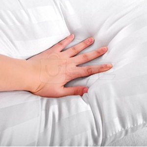 High Quality Modern Solid Neck Filled <b>Pillow</b> Organic Cotton Cover Eco-Friendly Durable Fabric Premium Filling for Home Hotel Use - Product Image 4