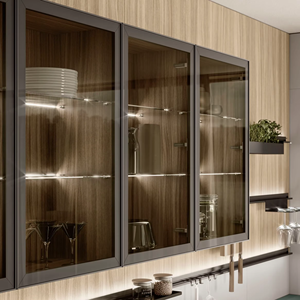 ชุดครัวสำเร็จรูปทรงตัวแอลแบบโมเดิร์นไม้โอ๊คไร้กรอบ ยี่ห้อ JY Project รุ่นสั่งทำพิเศษสำหรับเวียดนาม มาตรฐานสหรัฐอเมริกา - Product Image 5