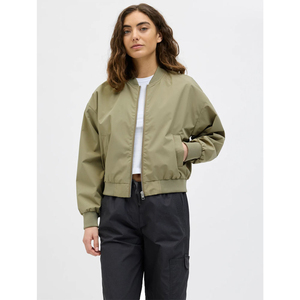Women's Bomber Canvas Jacket Custom Logo Casual Customize Clothing Streetwear High Quality Custom Oversized Bubble <b>Padded</b> <b>Coat</b> - Product Image 5