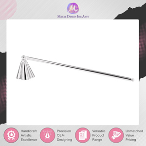Leaders in Selling High Standard Quality Stainless Steel Candle Snuffer Silver for Home & Church Usage from Indian Supplier - Product Image 3