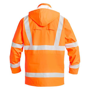 Chaqueta de Seguridad de Alta Visibilidad para Hombre, de Algodón, Reflectante, para Minería, Construcción y Trabajo al Aire Libre, Color Rojo, OEM - Product Image 3