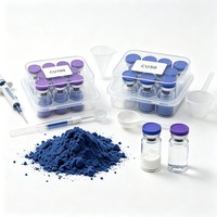 Bubuk Peptida Tembaga Biru GHK-Cu Copper Tripeptide-1 Grosir Massal Kemurnian 99% Bahan Baku Kosmetik CAS 89030955 Merek WV