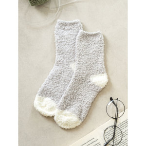 Calze da donna Monfoot Color grigio punto sonno - Product Image 1