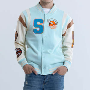 Blousons universitaires personnalisés pour hommes – Vente en gros – Hiver – Col montant – Fabricant OEM – Haute qualité – Imperméables et respirants - Product Image 5