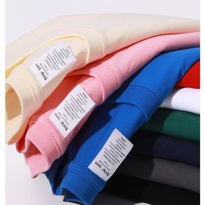 T-shirt Homme Oversize Personnalisé OEM 100% Coton Jersey 240g Grammage Lourd Impression Numérique Logo Avant Écologique Respirant Séchage Rapide - Product Image 2