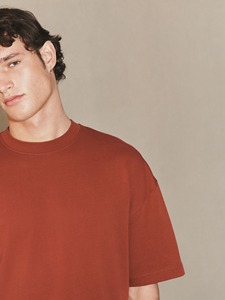Fabricante de Camisetas de Algodón para Hombre, Personalizadas, Estilo Vintage, Lavado Ácido, Impresión DTG, Bordado, Bajo MOQ, Proveedor, 320g - Product Image 2