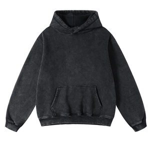 Sudadera con capucha y cremallera para hombre, de gran tamaño, de algodón grueso, forro polar, bordada, estilo urbano de invierno. - Product Image 3