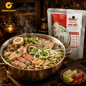 Shammi Vietnamese Rice Noodle <b>Sauce</b> 200g <b>Sachet</b> Spicy Pho Flavor 24 Months Shelf Life - Product Image 5