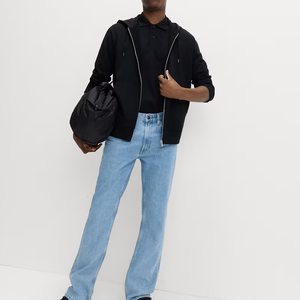 Sudadera con capucha gruesa de corte casual con cremallera completa, cordón ajustable y hombro caído para hombre - Product Image 2