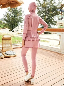 Conjunto Deportivo de Alta Calidad para Mujer, Tallas Grandes, con Cierre, Diseño con Bolsillos, Ropa Deportiva Musulmana, Secado Rápido, Protección UPF30 - Product Image 3