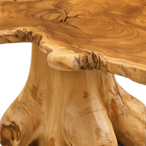 ARTERRA Luxury Teak <b>Root</b> <b>Coffee</b> <b>Table</b> Organic Salvaged Tree Stump Accent <b>Table</b> Irregular Shape Hotel Living Room - Product Image 2