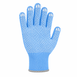 <b>PVC</b> Dot Palm <b>Gloves</b> Feature Enhanced Handling Grip Breathable Fabric And Durable Construction For Industrial Tasks - Product Image 5