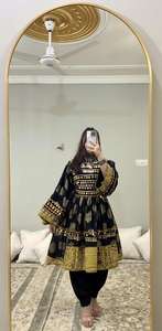 Wholesale Prices Latest Designs Afghani <b>Dress</b> Women Low MOQ Afghan Kuchi Party <b>Dress</b> High Neck Long Sleeve Casual <b>Dresses</b> Adults - Product Image 2