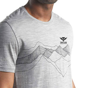 Camiseta de hombre de diseño personalizado, corte holgado, diseño único, 100% algodón, ropa informal, camiseta estampada personalizada para hombre - Product Image 3