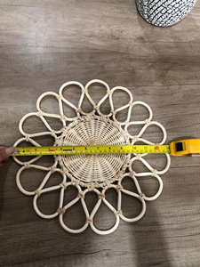 Woven <b>Rattan</b> Plate for <b>Dining</b> <b>Table</b> and Decorative Use with Custom Orders and Factory Pricing - Product Image 2