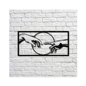 Escultura de pared de metal de lujo moderna para decoración interior de sala de estar, panel de pared de hierro hecho a mano - Product Image 1