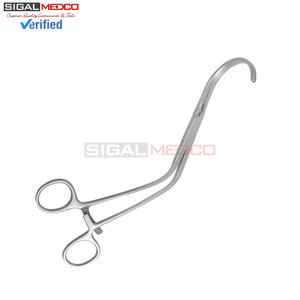 Pinza para tejido vascular atraumática, equipo quirúrgico médico para manipulación de tejidos, hemostática, veterinaria, de grado quirúrgico duradero - Product Image 5