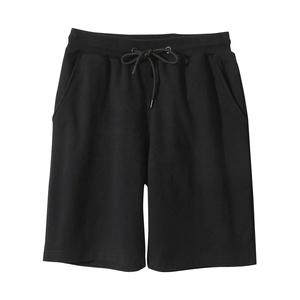 Pantalones cortos de cintura elástica con estampado de algodón puro para niñas de primavera y verano personalizados, pantalones cortos de casa con oso Floral para mujer - Product Image 1