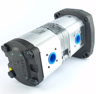 Pompa Gigi Tandem Hidrolik Rexroth Paduan Aluminium 200 bar untuk Traktor Valtra/Valmet 885/985 9510080756 81131100