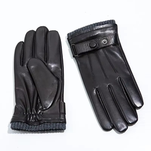 Guantes de Conducción para Hombre, de Piel de Cabra Suave, Transpirables, Ecológicos, con Pantalla Táctil, Dedos Completos, para Deportes al Aire Libre, Esquí de Invierno - Product Image 2