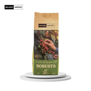 <b>Robusta</b> <b>Coffee</b> <b>Beans</b> 250g Milano <b>Coffee</b> Light Roast Full City Plus Rich Aroma Bold Smooth Taste Common Cultivation Vietnam - Product Image 1