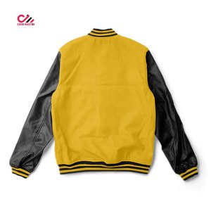 ราคาขายส่ง เสื้อแจ็คเก็ตวาร์ซิตี้วินเทจสำหรับผู้ชาย เสื้อแจ็คเก็ตบอมเบอร์แบบ Letterman คุณภาพสูง - Product Image 2