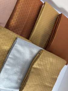 Tissu de soie brocart de luxe en gros, matériau jacquard en soie de mûrier pour robe de mariée, tissu floral Banarasi pour ameublement domestique - Product Image 5