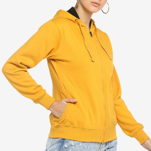 Sweat-shirt à capuche basique pour femme, en molleton doux, pour un usage quotidien, tissu respirant, coupe décontractée, idéal pour l'hiver, streetwear, usage quotidien. - Product Image 6