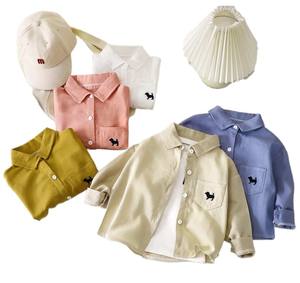 Camisetas Casuales de Manga Larga para Niños, Primavera-Otoño, Camisas para Bebés, Invierno, Cómodas, 100% Algodón Tejido, 180g, Transpirables - Product Image 6