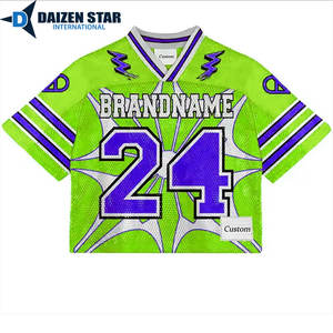 Camiseta de Fútbol Unisex de Malla 100% Poliéster, Transpirable, de Secado Rápido, Antibacteriana, Anti-UV, con Nombre de Equipo Personalizado y Mangas Cortas - Product Image 5