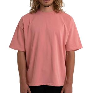 T-shirt coupe boxy surdimensionné pour hommes de haute qualité 100% coton lourd respirant WARSTED couleur unie conception personnalisable - Product Image 1
