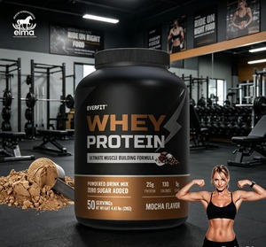 Private Label Plant <b>Protein</b> Powder Instant Fitness Supplement 1000g <b>Bottle</b> Packaging Muscle Gain Support Daily Nutrition - Product Image 1