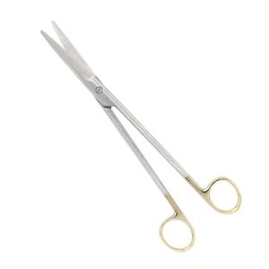 Tijeras Mayo de Alta Resistencia con Hojas Curvas y Rectas, Instrumento Quirúrgico de Acero Inoxidable para Corte de Tejidos y Trabajos de Disección - Product Image 1