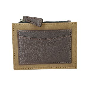 Customize Genuine leather Ladies <b>Card</b> <b>Holder</b> <b>Wallets</b> RFID Pebbled Print Coin Zipper Purse Travel Multiple Colors Bulk Tassels - Product Image 5