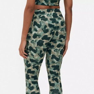 Women's Casual Breathable Knitted Mid Waist Full Length <b>Seamless</b> <b>Leggings</b> for Gym Workout Fitness Activewear - Product Image 3