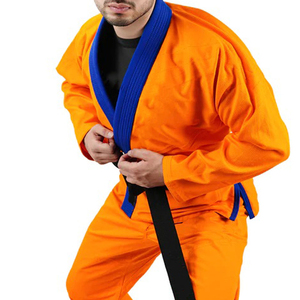 Fabricant professionnel de vêtements d'arts martiaux, uniforme de karaté, vêtements de compétition, respirant, léger, polyester et coton, service OEM - Product Image 2