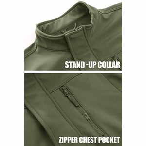 Waterproof Coated Stand Collar <b>Soft</b> <b>Shell</b> <b>Jacket</b> for <b>Men</b> and Women Breathable Eco-Friendly Outdoor Winter <b>Jacket</b> - Product Image 5