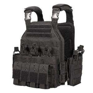 Gilet tactique ajustable personnalisé en Cordura MOLLE, gilet lesté, sangles tactiques, équipement multifonctionnel, gilet camouflage - Product Image 5