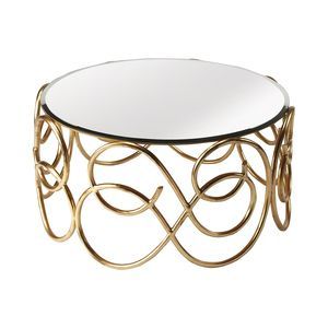 Table basse Gilded Cage en métal, table d'appoint, table de canapé, table d'appoint pour salon et balcon, table de lecture, mobilier de maison moderne, décoration durable - Product Image 4