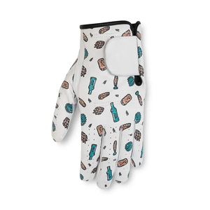 Guantes de Golf de Lujo PROVEN ENTERPRISES de Piel de Cabretta Blanca para Mano Derecha con Cierre de Botón y Correa Ajustable para la Muñeca - Product Image 1