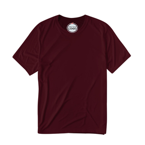 Wholesale <b>Men's</b> Sportswear Custom Logo Breathable Regular Fit Quick Dry Cotton/Bamboo Performance T <b>Shirts</b> - Product Image 3