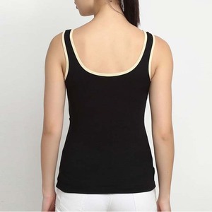 Manufacturing OEM High Quality Custom OEM Service Latest Design Women <b>Tank</b> <b>Tops</b> Factory Made Solid Color 100% Organic Front - Product Image 4