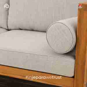 Modern Solid Teak Wood Garden <b>Sofa</b> <b>Outdoor</b> Patio <b>Sofa</b> Luxury Hotel Resort Villa Furniture Custom Size OEM ODM - Product Image 2
