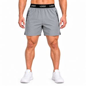 Wholesale <b>Mens</b> Athletic <b>Shorts</b> 2 in 1 Workout <b>Shorts</b> Compression Liner Jacquard Waistband Fitness Running <b>Shorts</b> Custom <b>Shorts</b> - Product Image 1