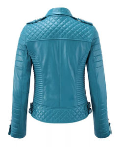 Chaqueta de cuero genuino para mujer, diseño nuevo de alta calidad, estilo casual, corte ajustado, moderno y transpirable, de Pakistán. - Product Image 2