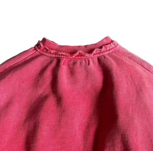 Sweat-shirt personnalisé surdimensionné style streetwear, délavé à l'acide, imprimé sérigraphié, effet usé, pour enfants, hommes et femmes, hiver, polaire de haute qualité - Product Image 2