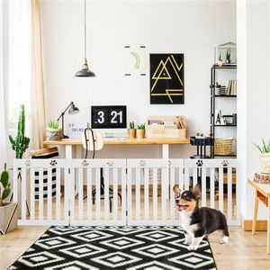 Recinto per Animali Domestici a 4 Pannelli da 24 Piedi, Gabbia XL per Interni/Esterni con Motivo Animale per Cani Piccoli, Gatti, Conigli, Polli - Product Image 2