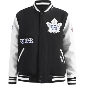 Chaqueta Bomber Universitaria Premium Personalizada, Chaqueta Universitaria Letterman, Ropa Urbana, Ropa de Equipo, Mezcla de Lana, Parches Bordados OEM, Venta al por Mayor - Product Image 6